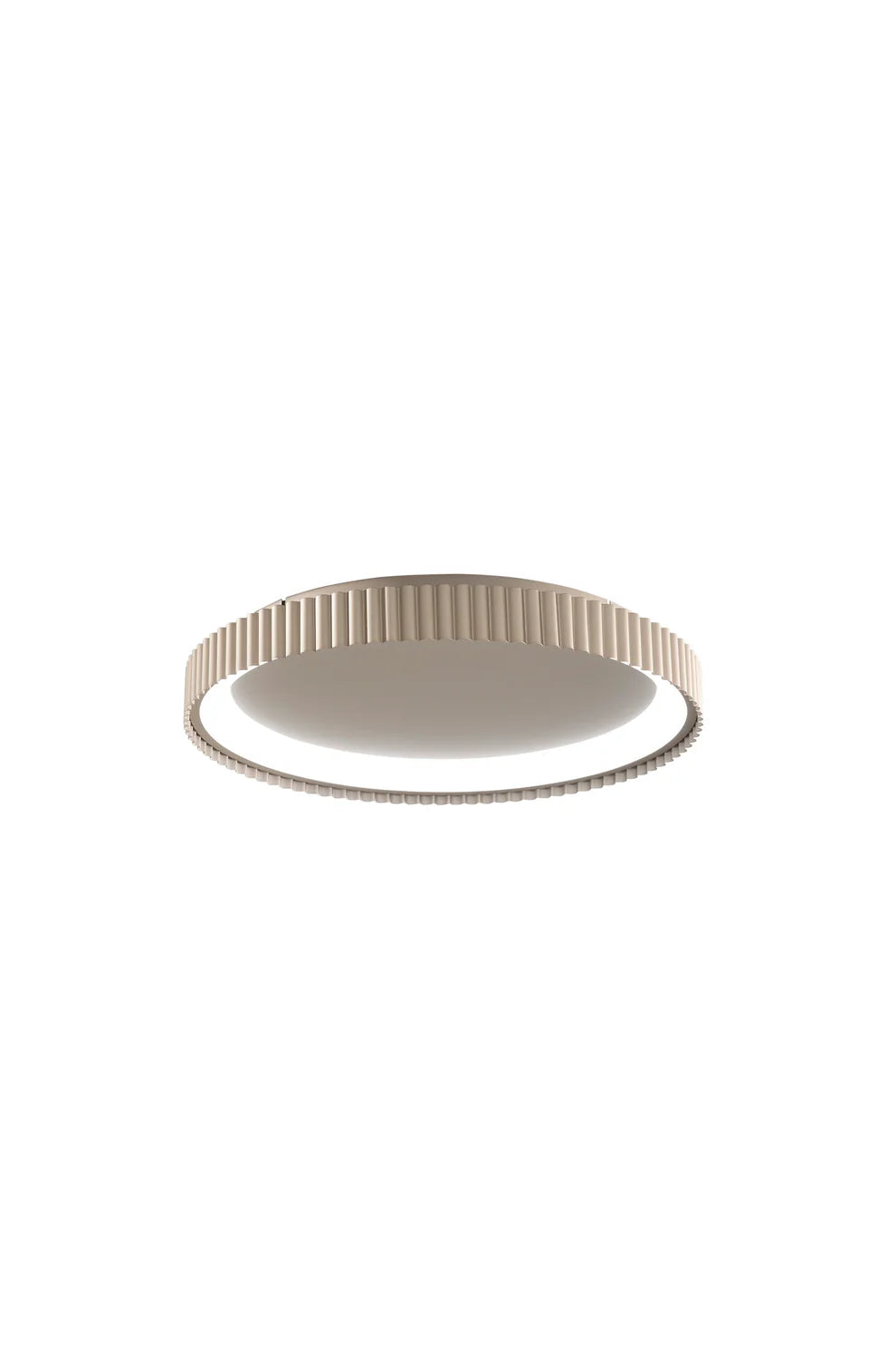Plafoniera LED metallo tonda CCT varie dimensioni e tre varianti bianco -nero-oro NIKE