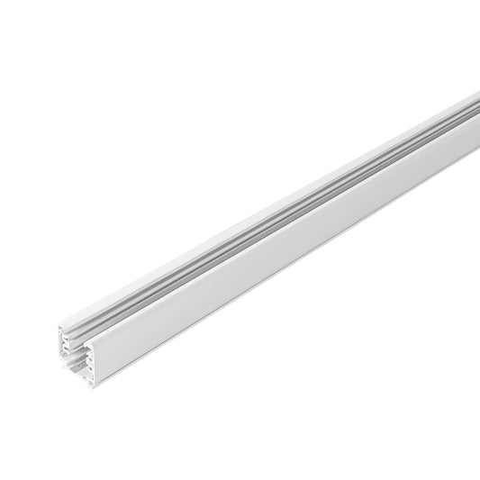 Binario Elettrificato Trifase in Alluminio Opaco | 1m 2m o 3m | Bianco o Nero | Tappi Inclusi | RAIL INTEC
