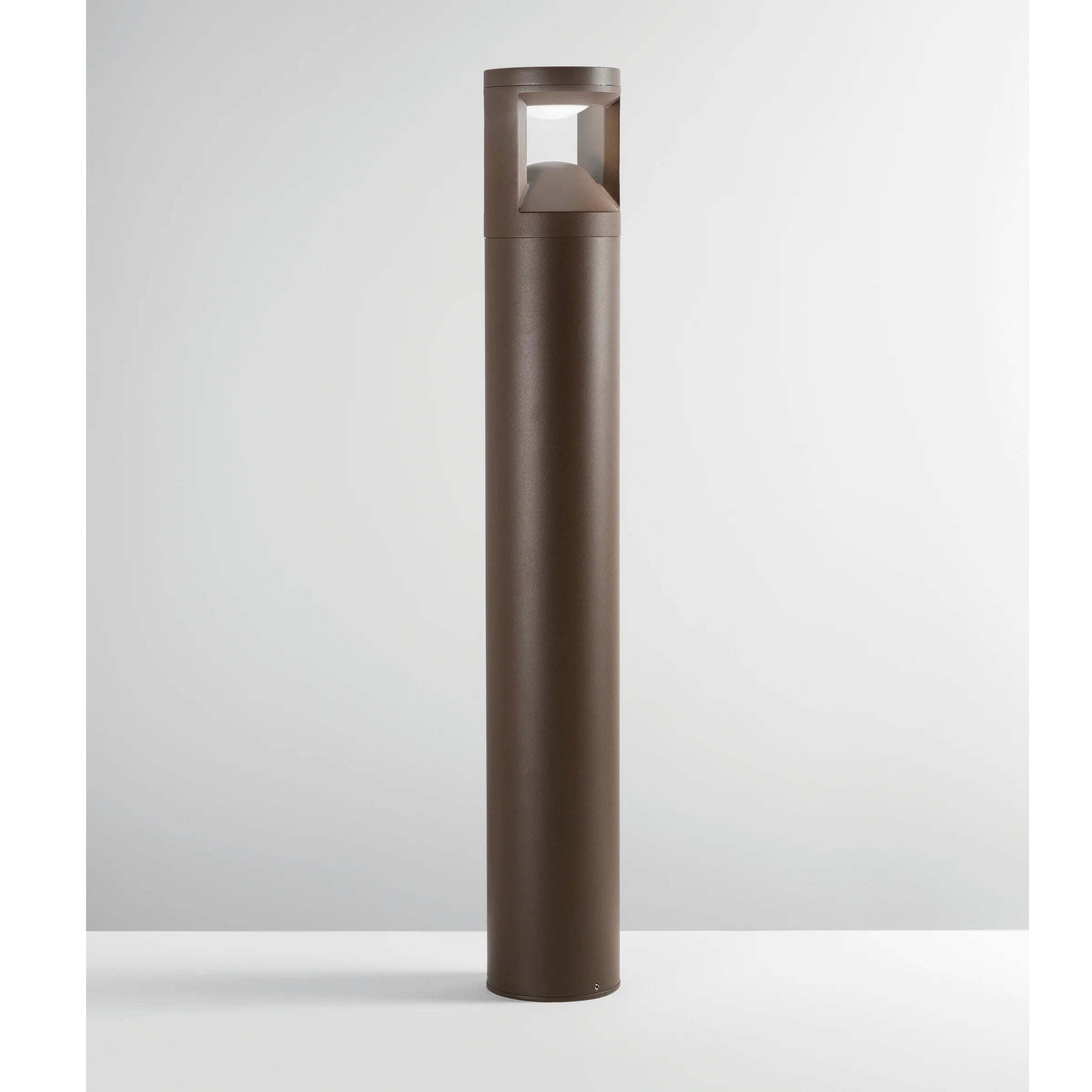 Palo per esterno IP65 in alluminio antracite o corten led integrato con regolazione luce 3000-4000°k WAMI