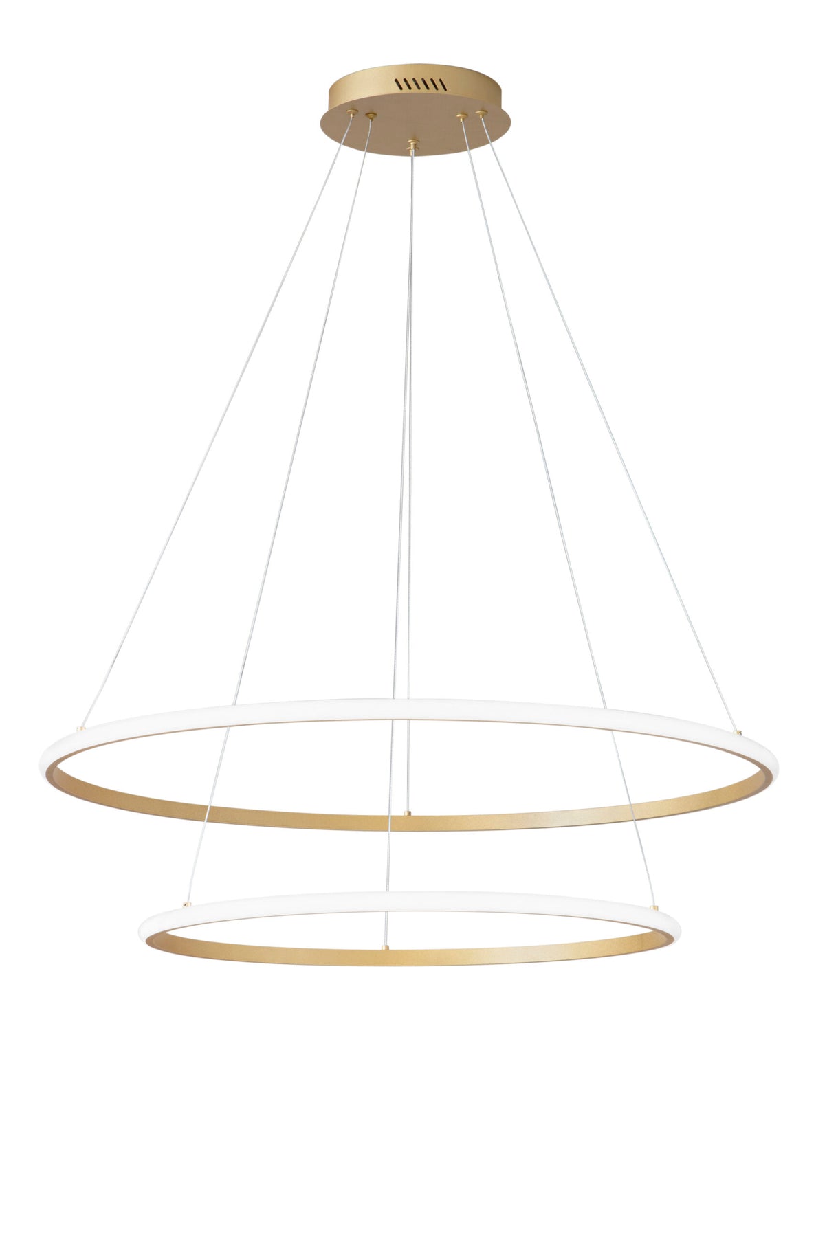 Axis – Lampada a Sospensione LED Doppio Cerchio Ø80/60 cm | CCT