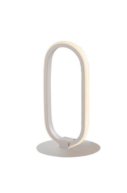 Lampă de masă LED din aluminiu alb și dispersoare din silicon 11.5W 1030LM 4000°k INFINITY-L