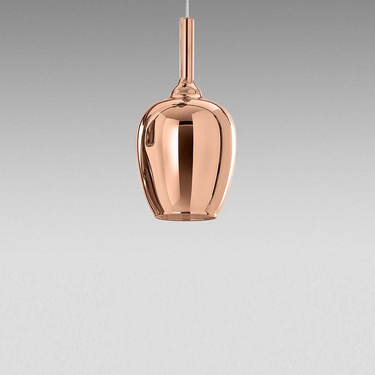 GEALUCE Vetro borosilicato con portalampada E27 e cavo 3MT varie finiture OFELIA KIT S/10