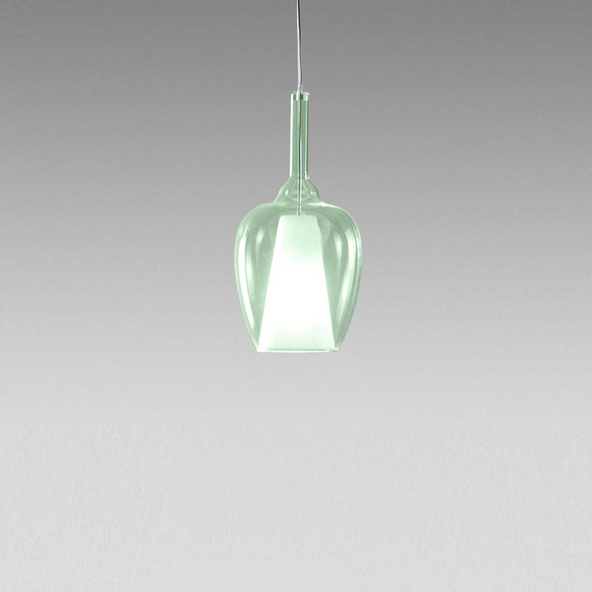 GEALUCE Vetro borosilicato con portalampada E27 e cavo 3MT varie finiture OFELIA KIT S/10