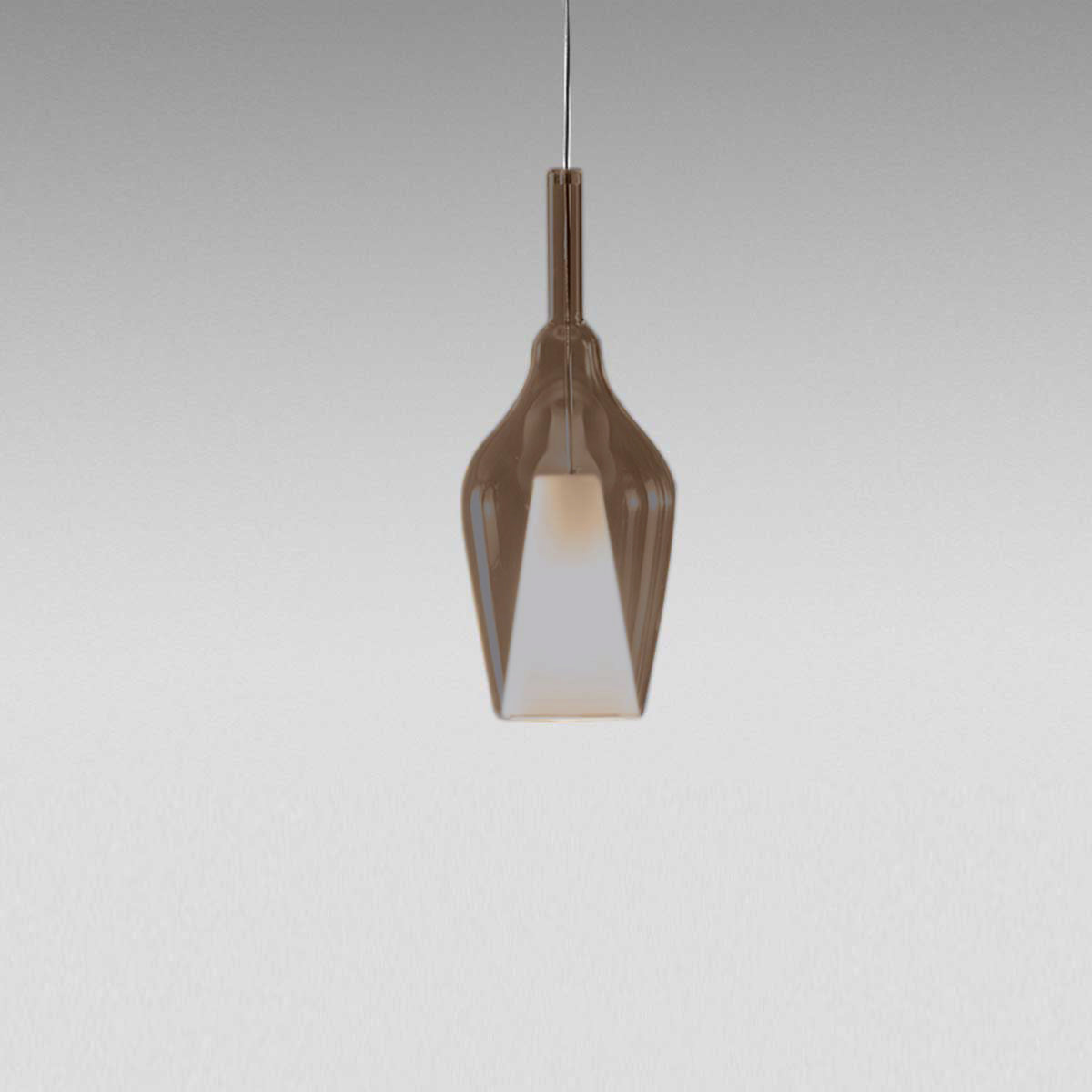 GEALUCE Vetro borosilicato con portalampada E27 e cavo 3MT varie finiture OFELIA KIT S/12
