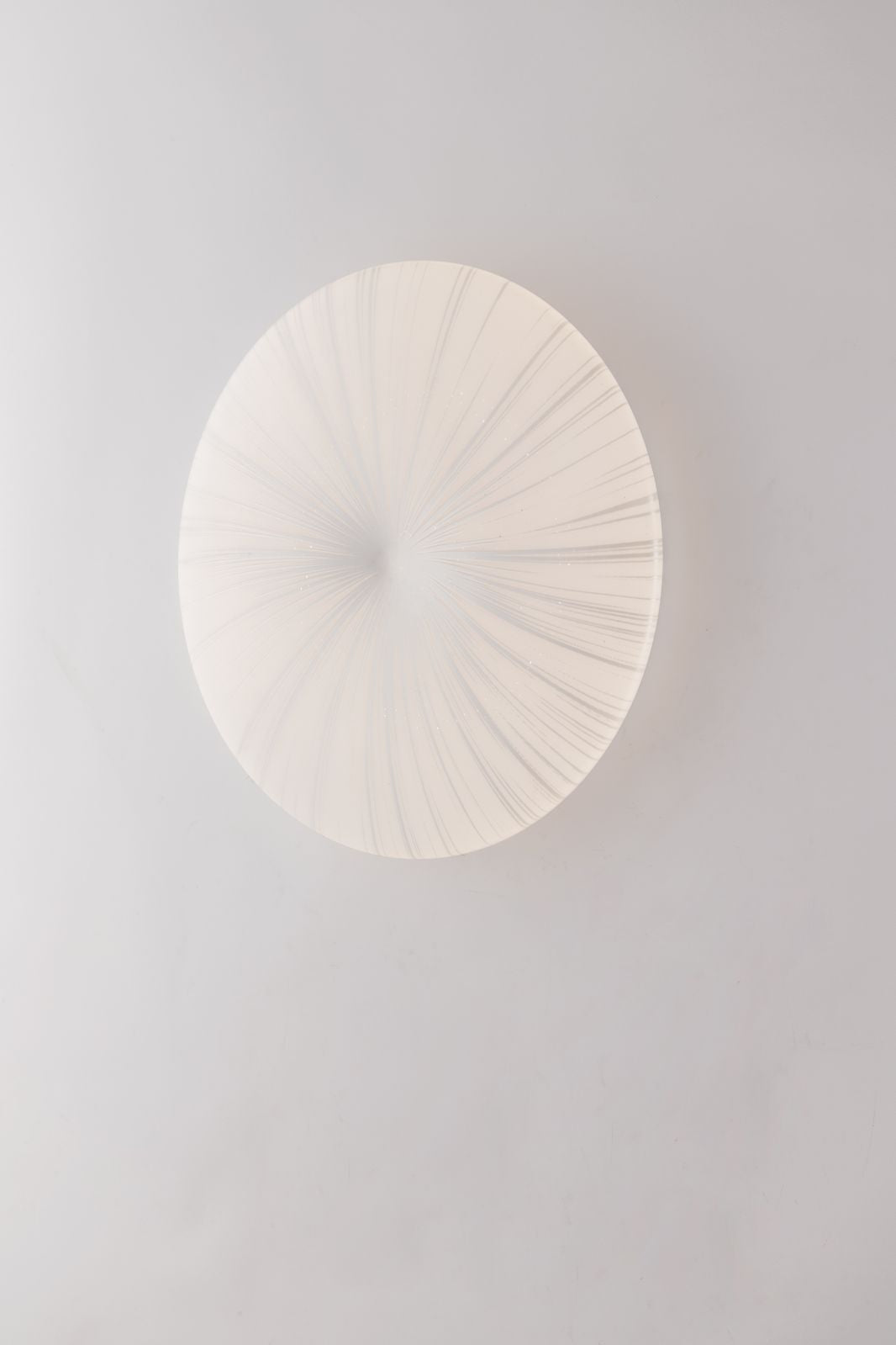 Plafoniera LED acrilico bianco con linee silver CCT varie dimensioni AGORA