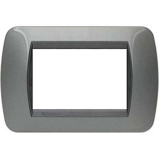 Living int - placca 3M\4M\7M acciaio scuro TICL4803AC