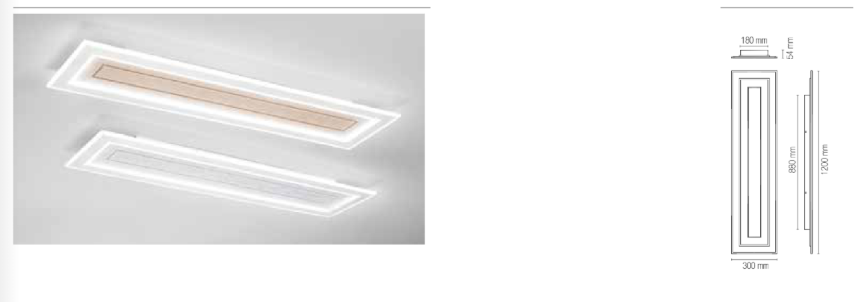 Pannello LED in alluminio diffusore acrilico fonoassorbente beige-grigio 40W 5000 LM CCT varie forme AUX