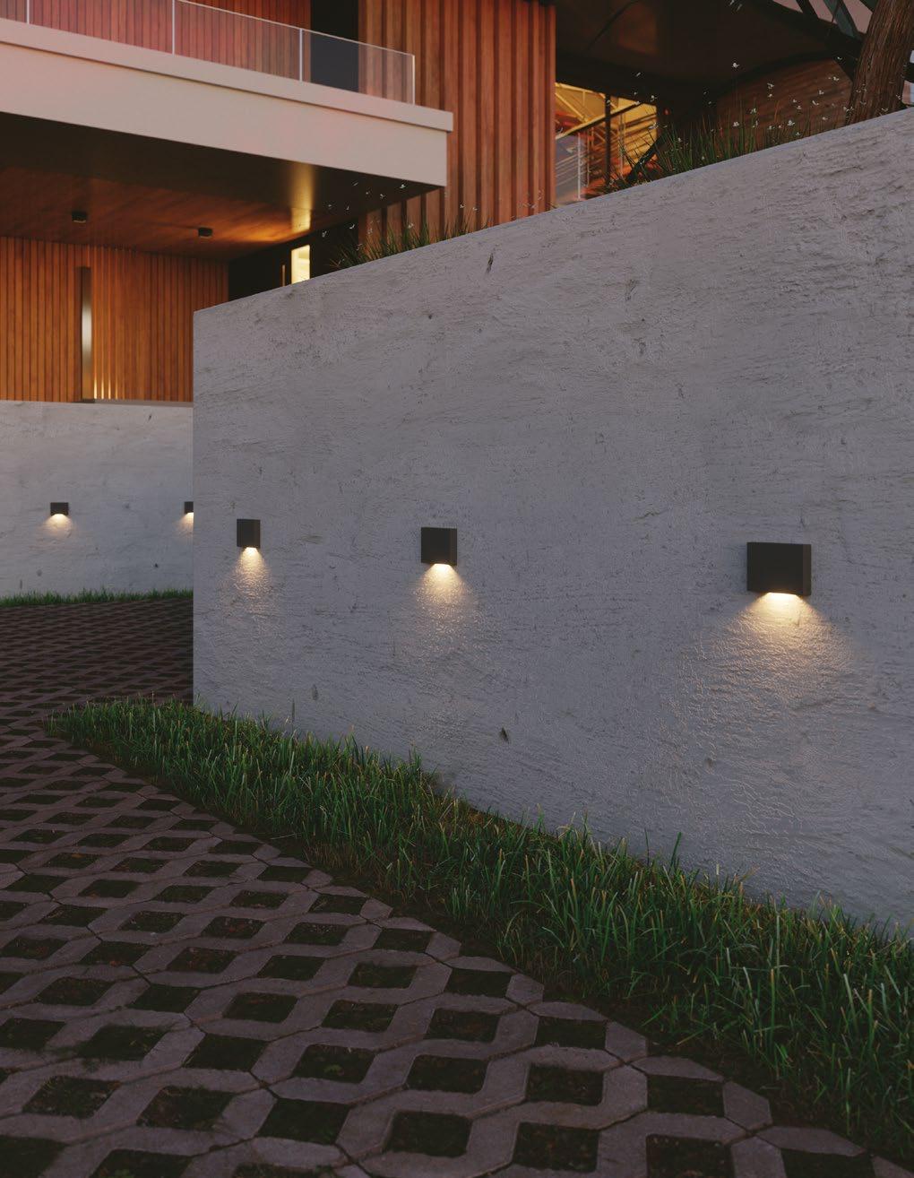 Oprawa najazdowa IP65 z termoplastiku w kolorze antracyt, LED, światło naturalne 4000K, 1.5W, 95 LM, STEPLIGHT
