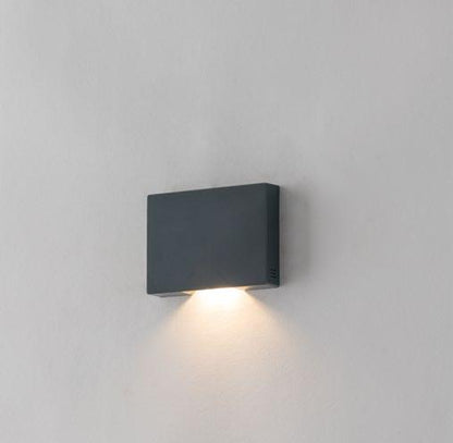 Oprawa najazdowa IP65 z termoplastiku w kolorze antracyt, LED, światło naturalne 4000K, 1.5W, 95 LM, STEPLIGHT