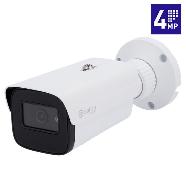 TELECAMERA IP BULLET 50MT IR 4MP AI CON POE CMOS