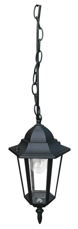 Lampa wisząca zewnętrzna IP44 aluminiowa antracytowa lub biała, klosz szklany, żarówka 1xE27 niezałączona MILANO