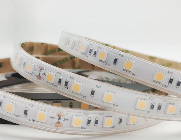 Taśma LED IP67 5 metrów 24V 14.4W/m dostępna w trzech barwach 3000-4000-6000°K