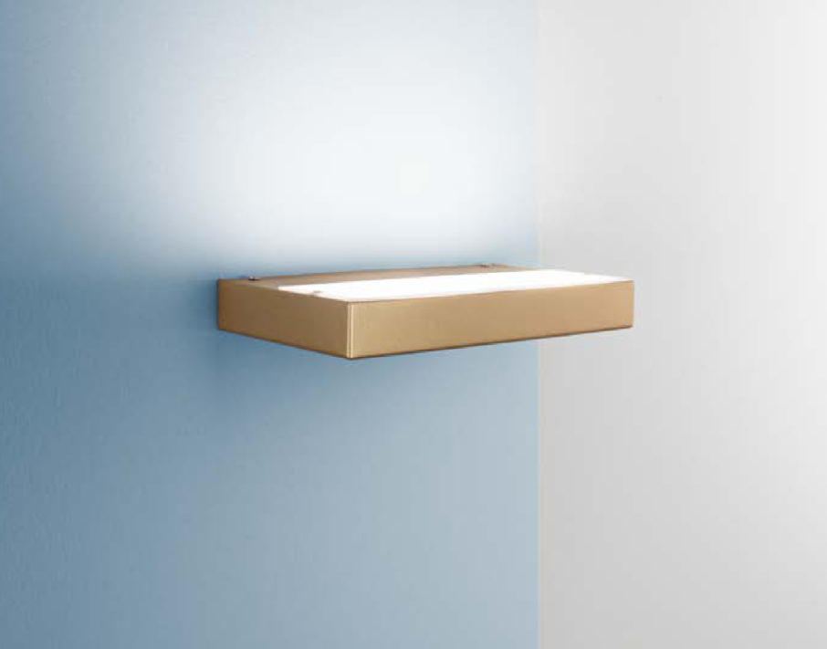 Applique LED in metallo diffusore acrilico dimmerabile nelle varianti bianco-nero-oro CCT EIDOS
