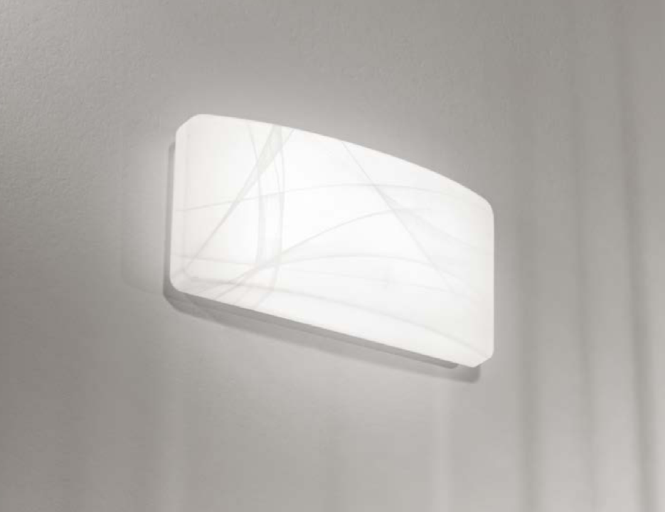 Applique LED CCT con diffusore in acrilico con decoro alabastro 12W 1337LM DYANA