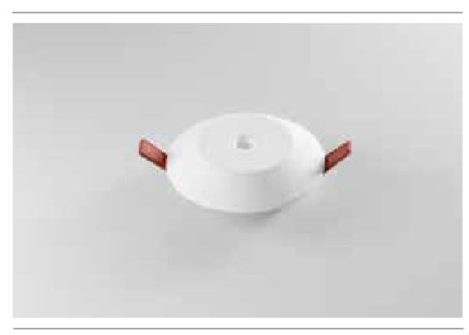 Incasso in gesso puntoluce LED verniciabile quadrato o tondo 6W 530 LM driver incluso HALL