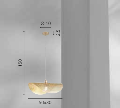 Sospensione in metallo forato nero e oro-bianco-oro 1XE27 non incl. D.50cm RHEI