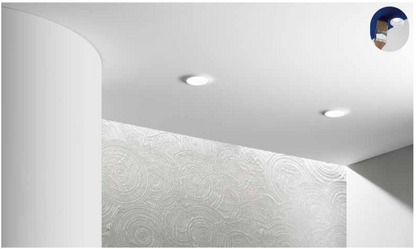 Incasso in gesso verniciabile attacco 1x GU10 non incl.
