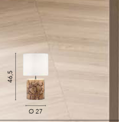 Lampa wisząca XYLO z naturalnego drewna ze zwisającymi pieńkami 1xE27 bez żarówki