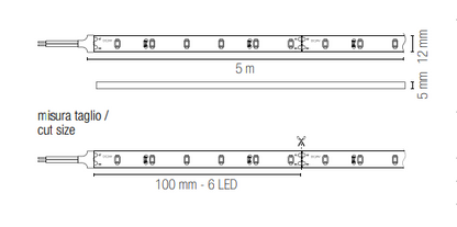 Taśma LED IP67 5 metrów 24V 14.4W/m dostępna w trzech barwach 3000-4000-6000°K