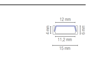 Profilo LED Alluminio 2MT Diffusore Opale Tappi e Staffe Inclusi Silver o Bianco | MILANO INTEC