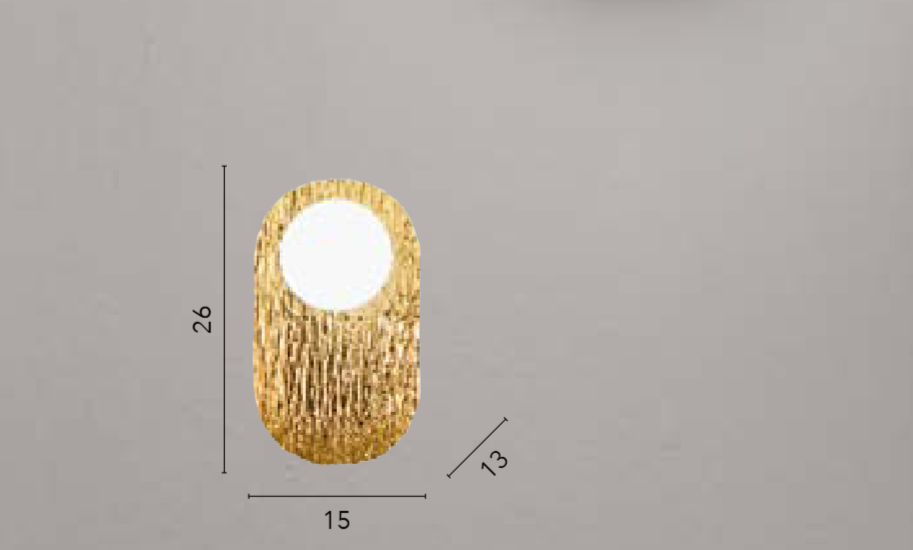 Applique LED in metallo diffusore vetro varianti nero-bianco-oro 6W 700LM 2700-3200°K HOCKEY