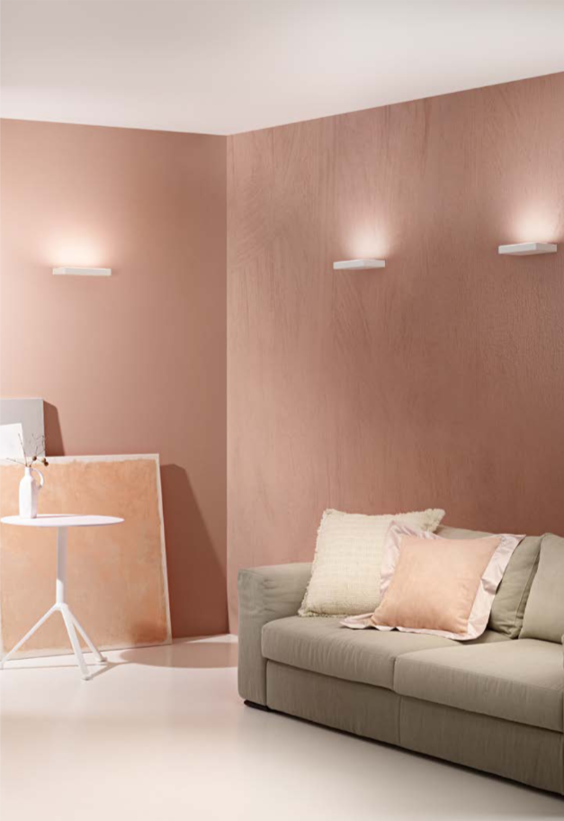 Applique LED in metallo diffusore acrilico dimmerabile nelle varianti bianco-nero-oro CCT EIDOS