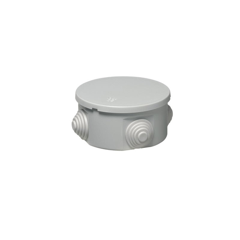 Puszka natynkowa okrągła z dławikami IP44 80x40 OLAN OL20002
