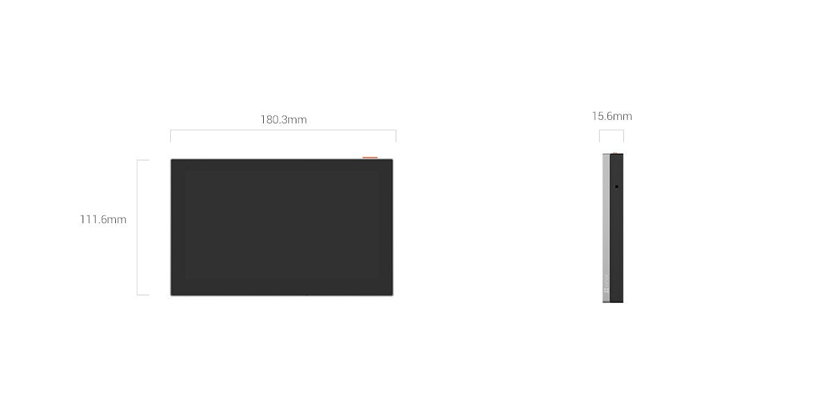 Schermo supplementare per videocitofono WIFI connesso EZVIZ SD7 LCD 7