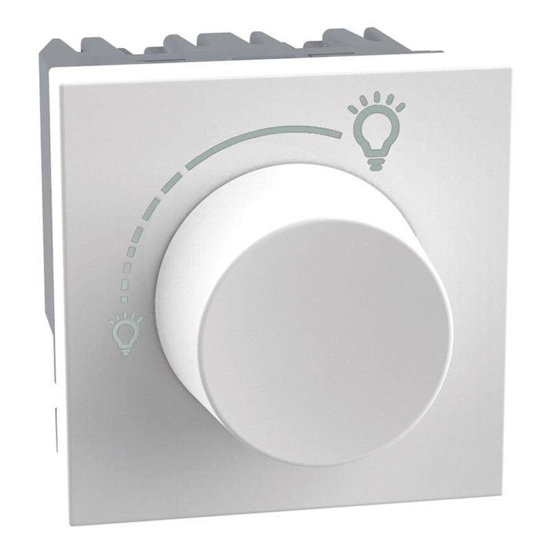 MATIX GO Dimmer rotativ universal 2 module alb JW4415