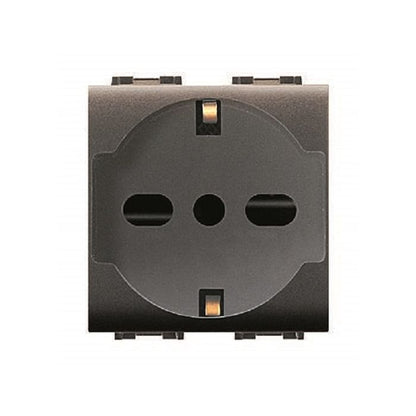 Priză dublă Shuko Life 2p+T 10/16a 2 Module