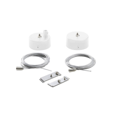 Kit Fissaggio a Sospensione NEXT – Accessorio per Plafoniera e Sospensione | Bianco o Nero