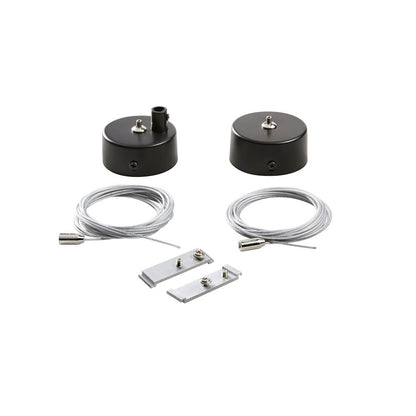Kit Fissaggio a Sospensione NEXT – Accessorio per Plafoniera e Sospensione | Bianco o Nero