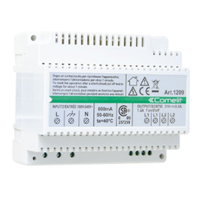 Kit videointerfon unifamiliar Comelit 2 fire People, mâini libere și Quadra PL8461V