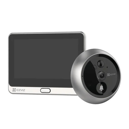 Vizor electronic conectat pentru ușă de intrare variantă argintiu - auriu EZVIZ DP2C
