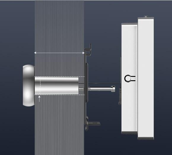 Spioncino digitale connesso per porta d'ingresso EZVIZ Hp2 - Silver- Oro
