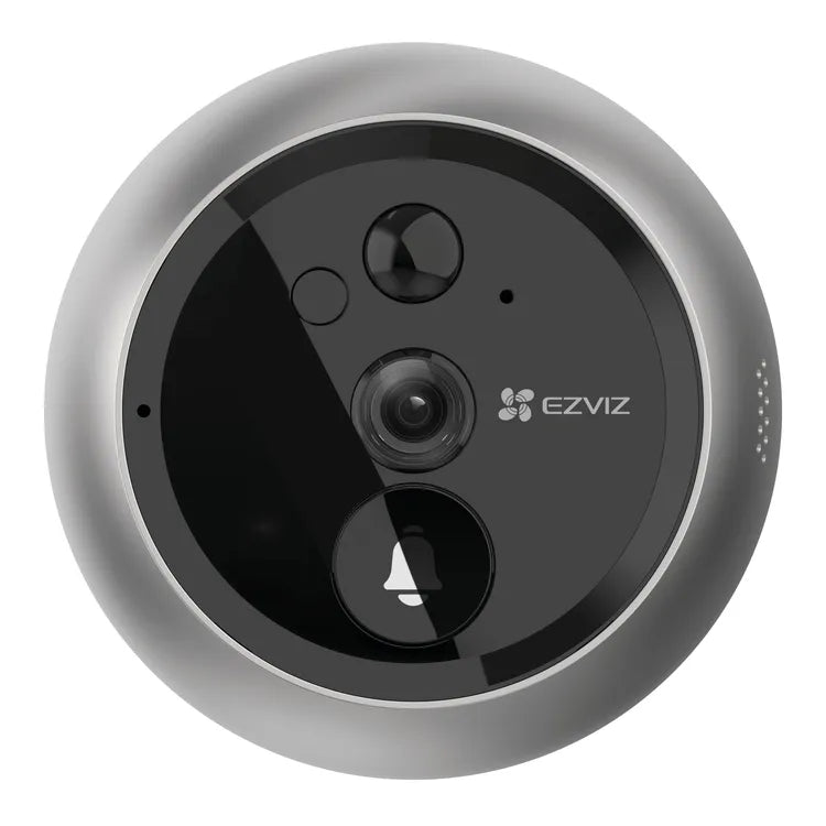 Vizor electronic conectat pentru ușă de intrare variantă argintiu - auriu EZVIZ DP2C