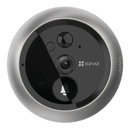 Vizor electronic conectat pentru ușă de intrare variantă argintiu - auriu EZVIZ DP2C