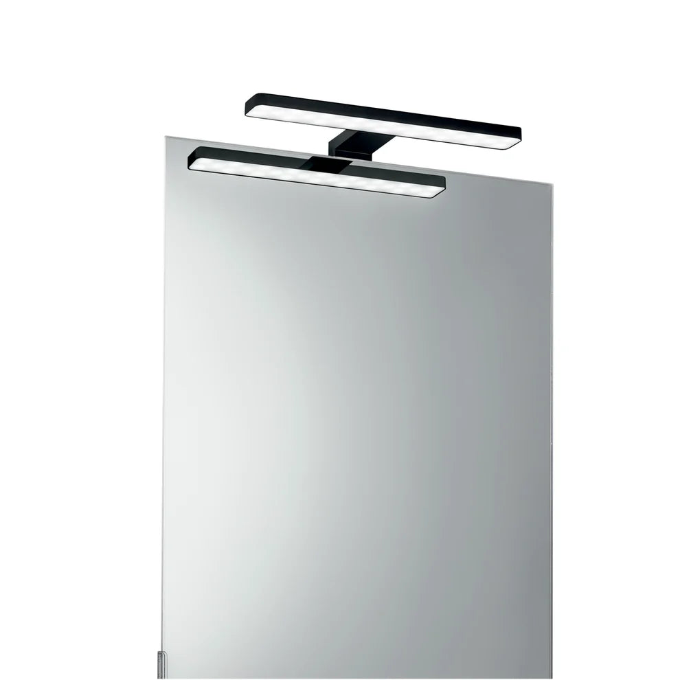 Applique Specchio LED 5.2W IP44 | Termoplastica Bianco Nero Cromo | Cruise