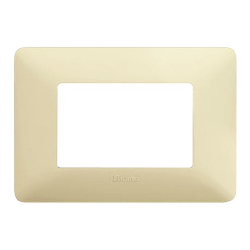 Placca Bticino Matix 3 moduli color corda AM4803BCD