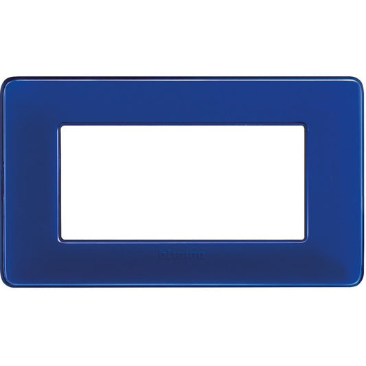 Placca Bticino Matix 4 moduli cobalto AM4804CBU