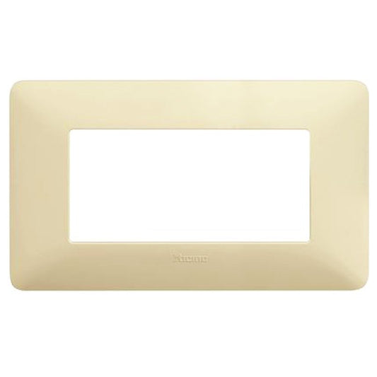 Placca Bticino Matix 4 moduli color corda AM4804BCD