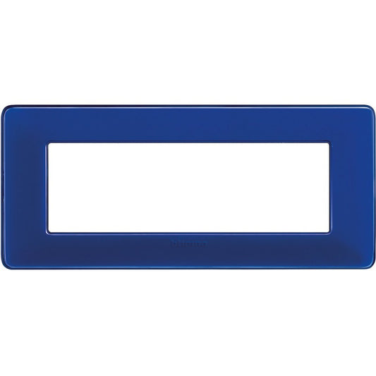 Placca Bticino Matix 6 moduli blu mercurio AM4806TBM
