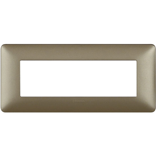 Placca Bticino Matix 6 moduli titanium AM4806MTA