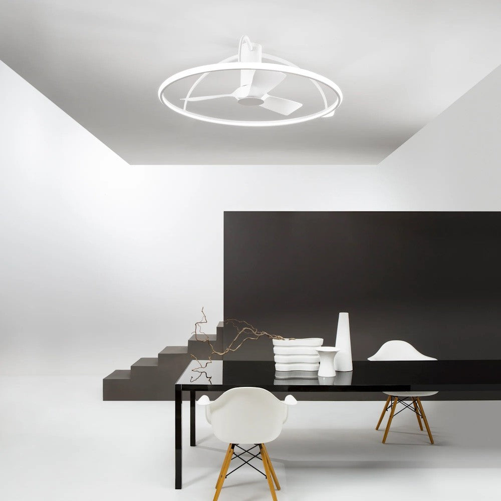 Plafoniera Ventilatore da Soffitto LED MAGNUS CCT