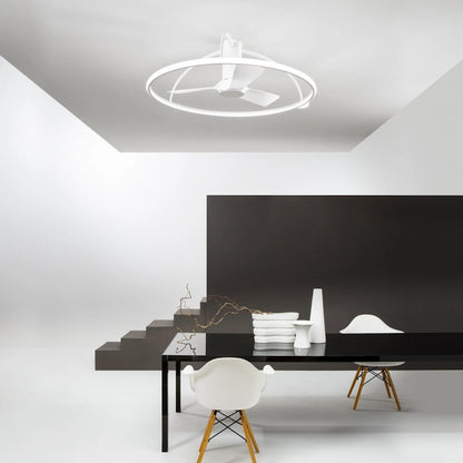 Plafoniera Ventilatore da Soffitto LED MAGNUS CCT
