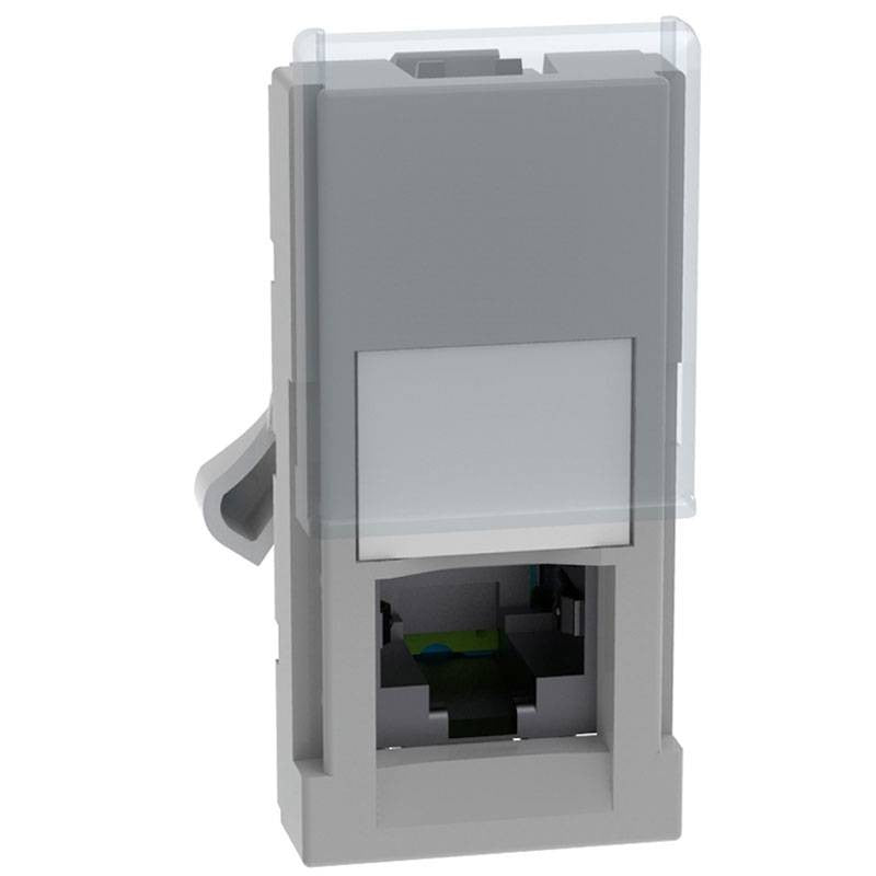 MATIX GO Gniazdo danych RJ45 CAT6 STP 1 moduł szary JG4279C6S