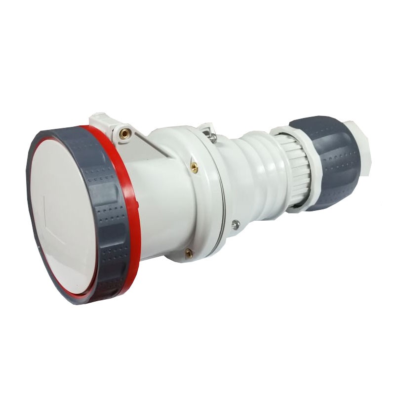 Gniazdo przenośne Gewiss 3P+T 63A IP67 czerwone 380V GW63052H
