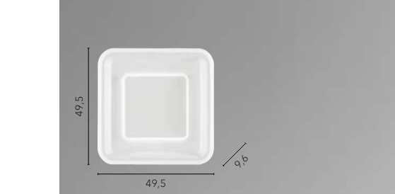 Plafoniera LED rotonda-quadrata alluminio bianco diffusore acrilico CCT 45W 6160lm NURAX