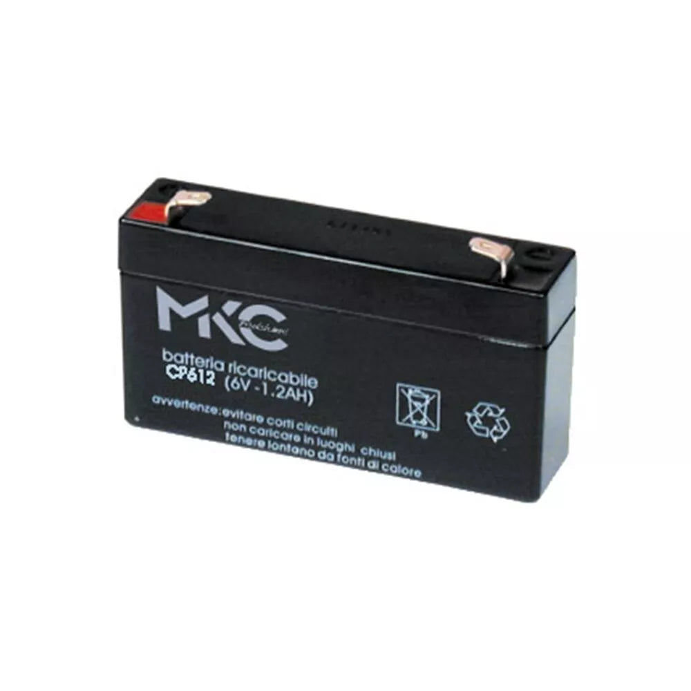 Batteria al piombo ricaricabile 6V 1.2Ah