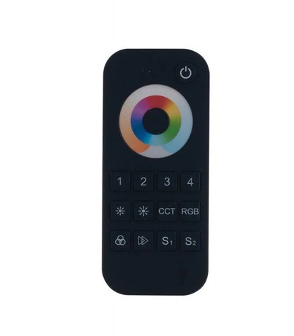 RADIOWY PILOT RF 2,4G STEROWANIE RGB/RGBW/RGB+CCT 4 STREFY 5 KANAŁÓW RF-COM-5CH